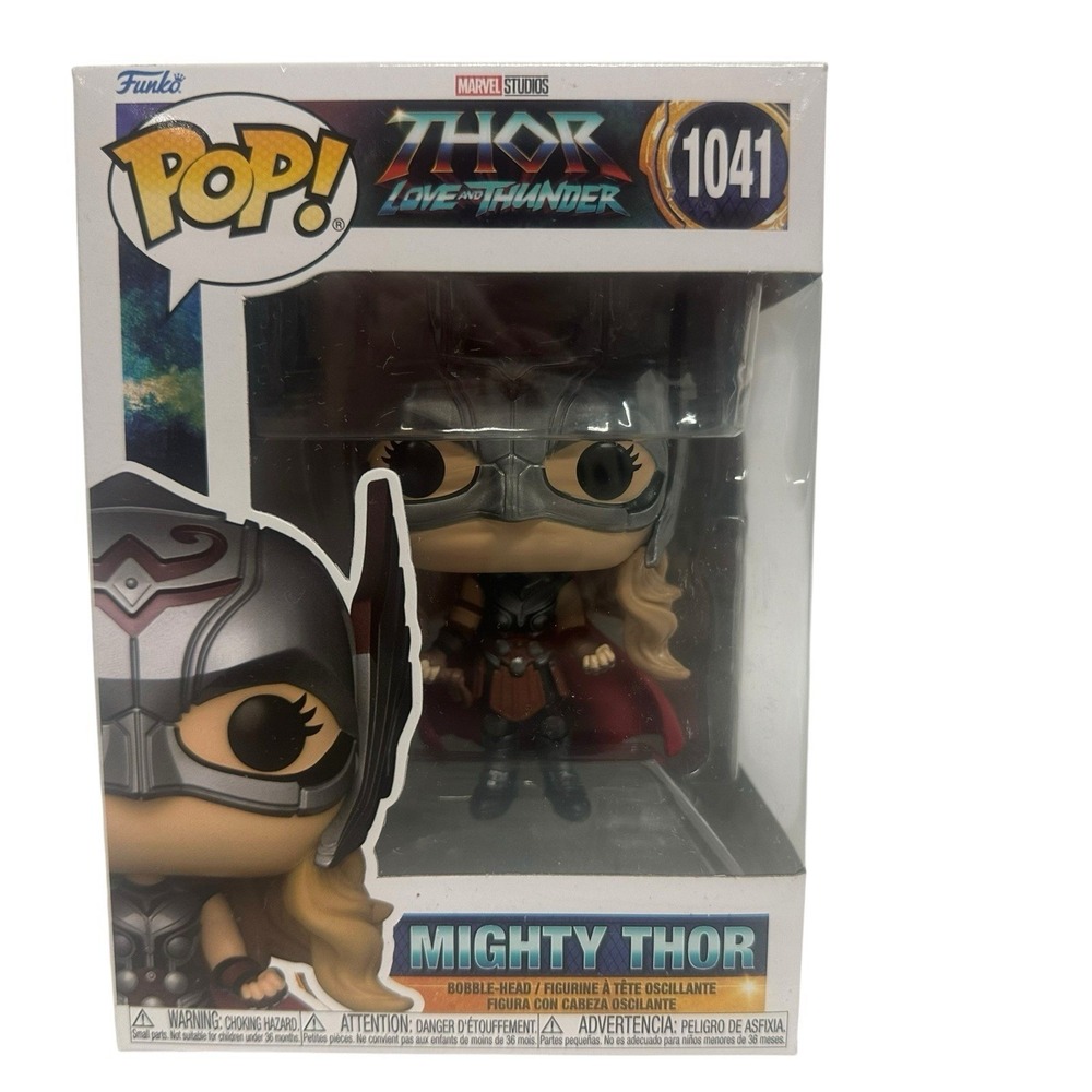 Funko Pop Thor Love and Thunder Mighty Thor 1041 Marvel Vinyl Figure